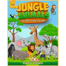 Jungle Animals Coloring book for kids 4-8: The Perfect Activity book for children full of cute jungle animals. This Book provides hours of pure enjoy.