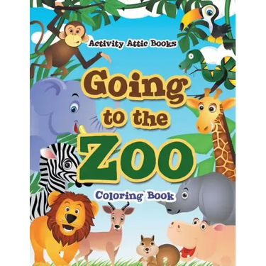 Going to the Zoo Coloring Book