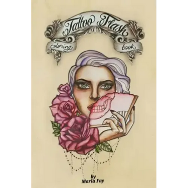 Tattoo Flash Coloring Book