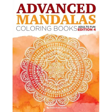 Advanced Mandalas Coloring Books Adults Fun Edition 4