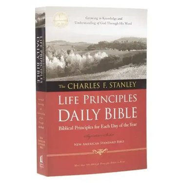 Charles F. Stanley Life Principles Daily Bible-NASB