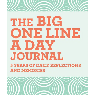 The Big One Line a Day Journal: 5 Years of Daily Reflections and Memories