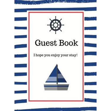 Nautical Guest Book Hardcover