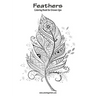 Feathers Coloring Book for Grown-Ups 1
