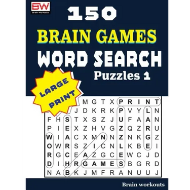 150 Brain Games - WORD SEARCH Puzzles 1