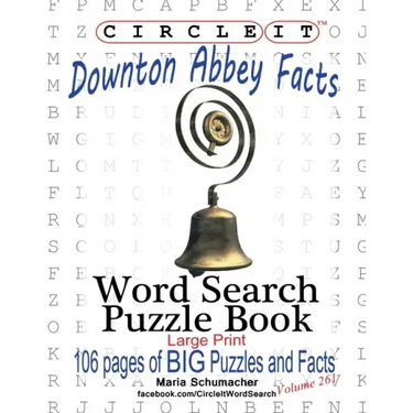 Circle It, Downton Abbey Facts, Word Search, Puzzle Book