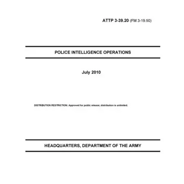Police Intelligence Operations