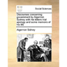 Discourses concerning government by Algernon Sydney with his letters trial apology and some memoirs of his life