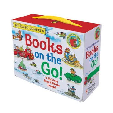 Richard Scarry's Books on the Go: 4 Board Books