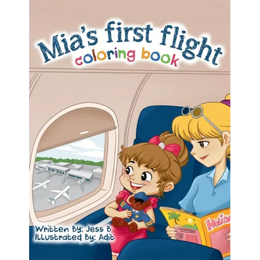 Mia's First Flight - Coloring Book