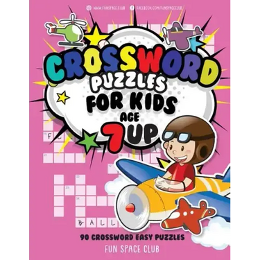Crossword Puzzles for Kids Age 7 up: 90 Crossword Easy Puzzle Books for Kids