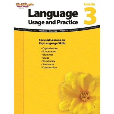 Language: Usage and Practice Reproducible Grade 3