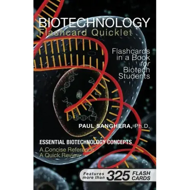 Biotechnology Flashcard Quicklet: Flashcards in a Book for Biotechnology Students