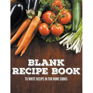 Blank Recipe Book To Write Recipe In For Home Cooks