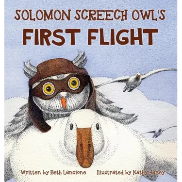 Solomon Screech Owl's First Flight
