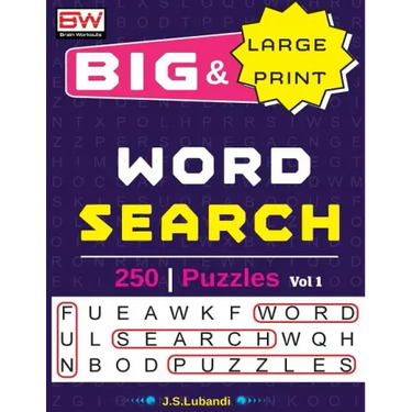 BIG & Large Print WORD SEARCH Puzzles