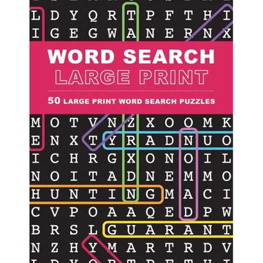 Large Print Word Search Puzzles: 50 Extra-Large Print Word Search Puzzles