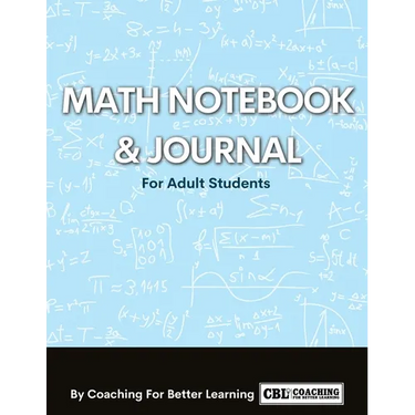 Math Notebook and Journal For Adult Students