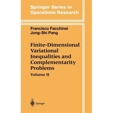 Finite-Dimensional Variational Inequalities and Complementarity Problems