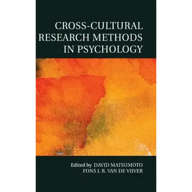 Cross-Cultural Research Methods in Psychology