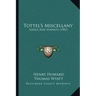 Tottel's Miscellany: Songs and Sonnets (1903)