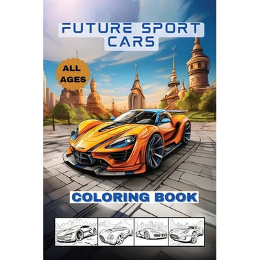 Future Cars Coloring Book