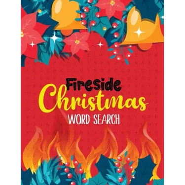 FireSide Christmas Word Search: 360+ Christmas Word Search Puzzle Large-Print, Exercise Your Brain, Fun and Festive Word Search Puzzles for Kids ages
