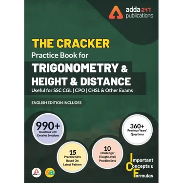 The Cracker Practice Book for Trigonometry and Height & Distance (In English Printed Edition)