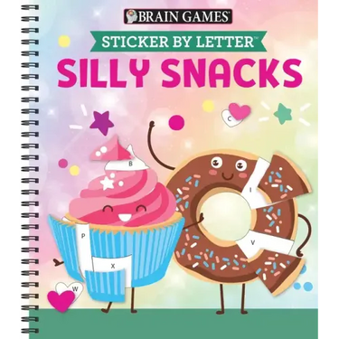Brain Games - Sticker by Letter: Silly Snacks