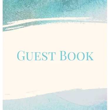Guest Book for vacation home (hardcover)