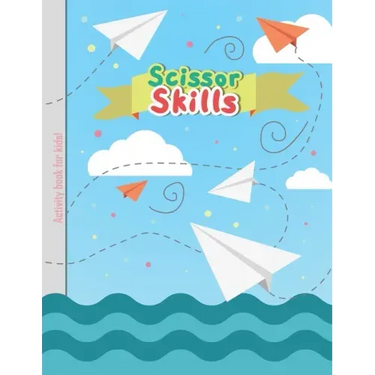 Scissor Skills - Activity Book for Kids: Cutting Lines Waves Shapes and Patterns for Children Kindergarten Preschoolers Toddlers 3-5 ages
