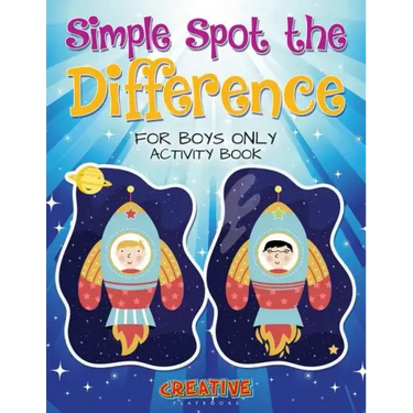 Simple Spot the Difference for Boys Only Activity Book