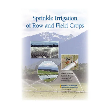 Sprinkle Irrigation of Row and Field Crops