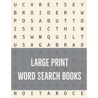 Large Print Word Search Books: 100 Word Search Puzzles and Solutions to Challenge Your Brain Great for Kids, Adults, and Seniors