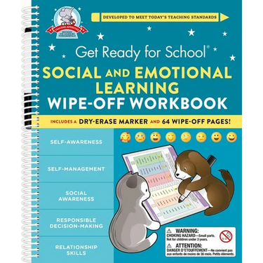 Get Ready for School: Social and Emotional Learning Wipe-Off Workbook