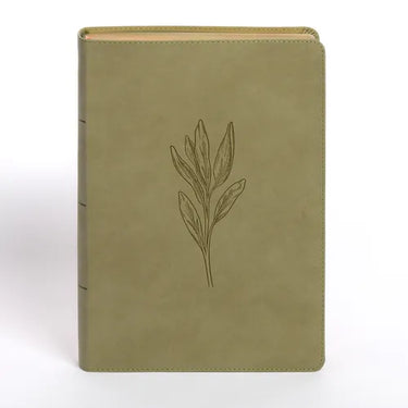 NASB Super Giant Print Reference Bible, Sage Suedesoft Leathertouch, Indexed
