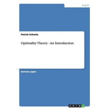 Optimality Theory - An Introduction