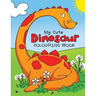 My Cute Dinosaur Colouring Book for Toddlers: Fun Children's Colouring Book for Boys & Girls with 50 Adorable Dinosaur Pages for Toddlers & Kids to Co