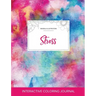 Adult Coloring Journal: Stress (Mandala Illustrations, Rainbow Canvas)