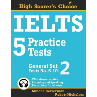 IELTS 5 Practice Tests, General Set 2: Tests No. 6-10
