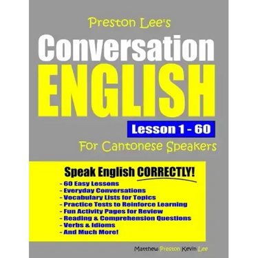 Preston Lee's Conversation English For Cantonese Speakers Lesson 1 - 60