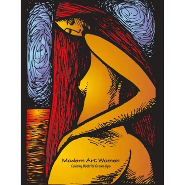 Modern Art Women Coloring Book for Grown-Ups 1
