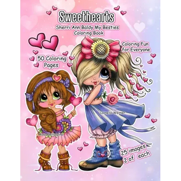 Sweethearts Sherri Ann Baldy My Besties Coloring Book