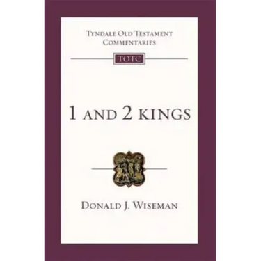 1 & 2 Kings: Tyndale Old Testament Commentary