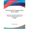Dictionary Of The Languages Of The Micmac Indians: Who Reside In Nova Scotia, New Brunswick, Prince Edward Island, Cape Breton And Newfoundland (1888)