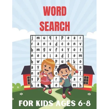 Word Search For Kids Ages 6-8: Connect The Word Search Puzzles Book For Smart Kids 6-8 8-10 Brain Workbook for Games, Puzzles, and Problem-Solving an