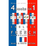 4 books in 1 - English to French Kids Flash Card Book: Black and White Edition: Learn French Vocabulary for Children