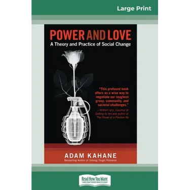 Power and Love: A Theory and Practice of Social Change (16pt Large Print Edition)