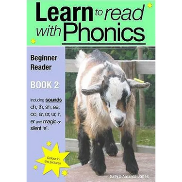 Learn to Read Rapidly With Phonics: Beginner Reader Book 2. A fun, colour in phonic reading scheme