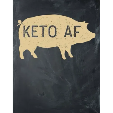 Keto AF: Macros and Meal Tracking, Monthly, 90 Days, Yearly Keto Day Tracker, Track Your Progress and Accomplished Goals